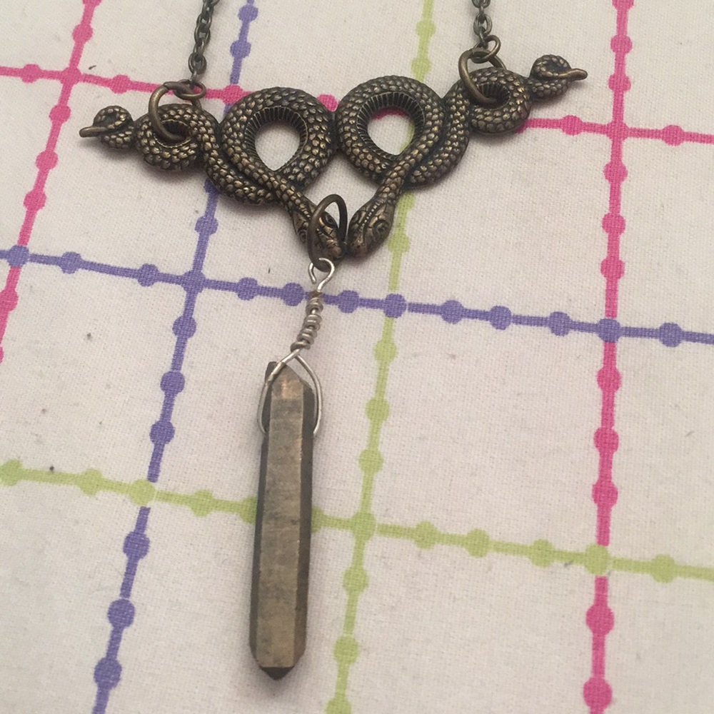 Metal Snake Necklace - Picture 4 of 4